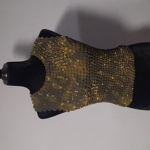 Y2K Green Floral Stretchy Sleeveless Crop Top Popcorn Shirt